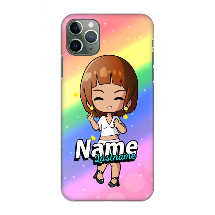 CaseCompany Chibi Maker vrouw: Volledig geprint iPhone 11 Pro Max Hoesje