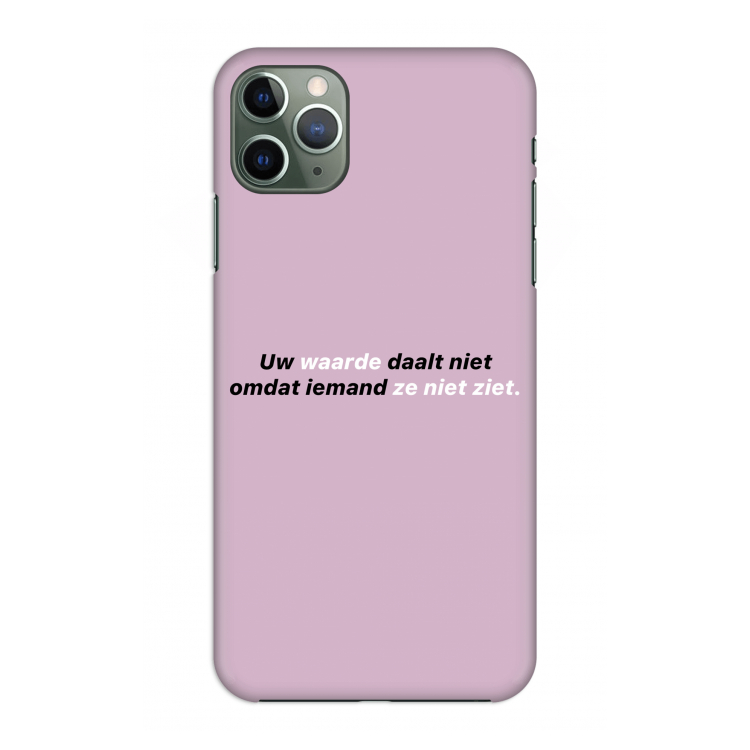 uw waarde daalt niet: Volledig geprint iPhone 11 Pro Max Hoesje