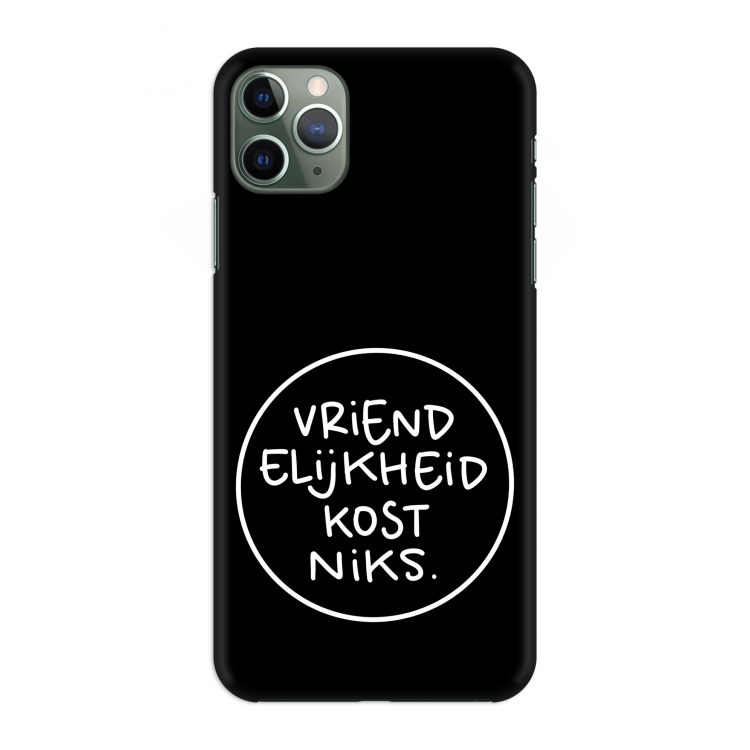 Vriendelijkheid: Volledig geprint iPhone 11 Pro Max Hoesje