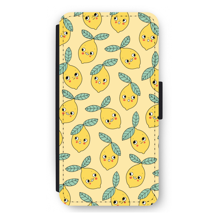 Citroenen: iPhone 11 Pro Max Flip Hoesje