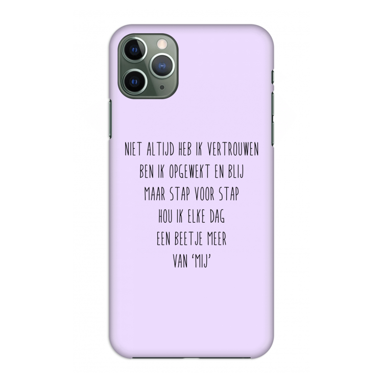 Zelfvertrouwen: Volledig geprint iPhone 11 Pro Max Hoesje