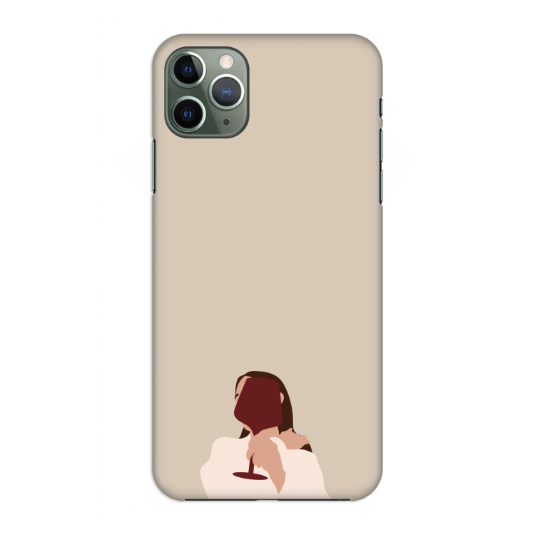 I drink wine: Volledig geprint iPhone 11 Pro Max Hoesje