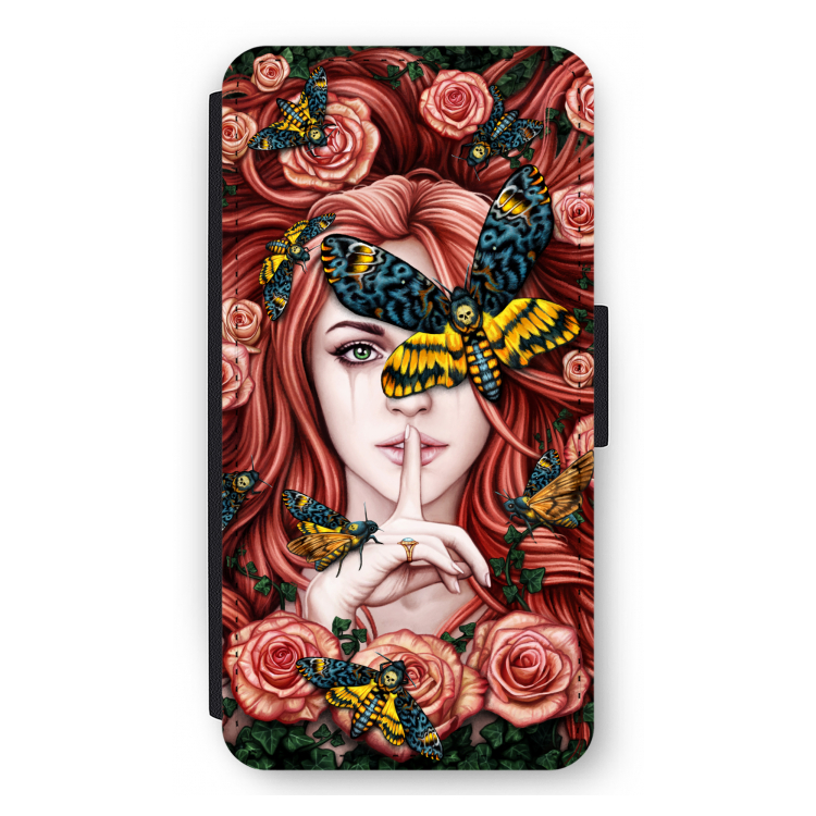 Lady Moth: iPhone 11 Pro Max Flip Hoesje