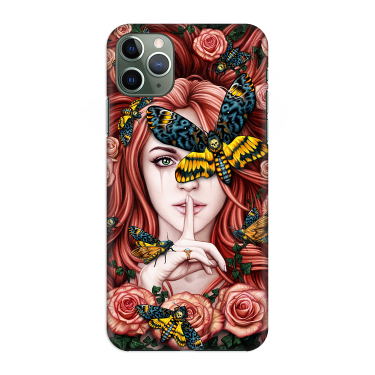 Lady Moth: Volledig geprint iPhone 11 Pro Max Hoesje