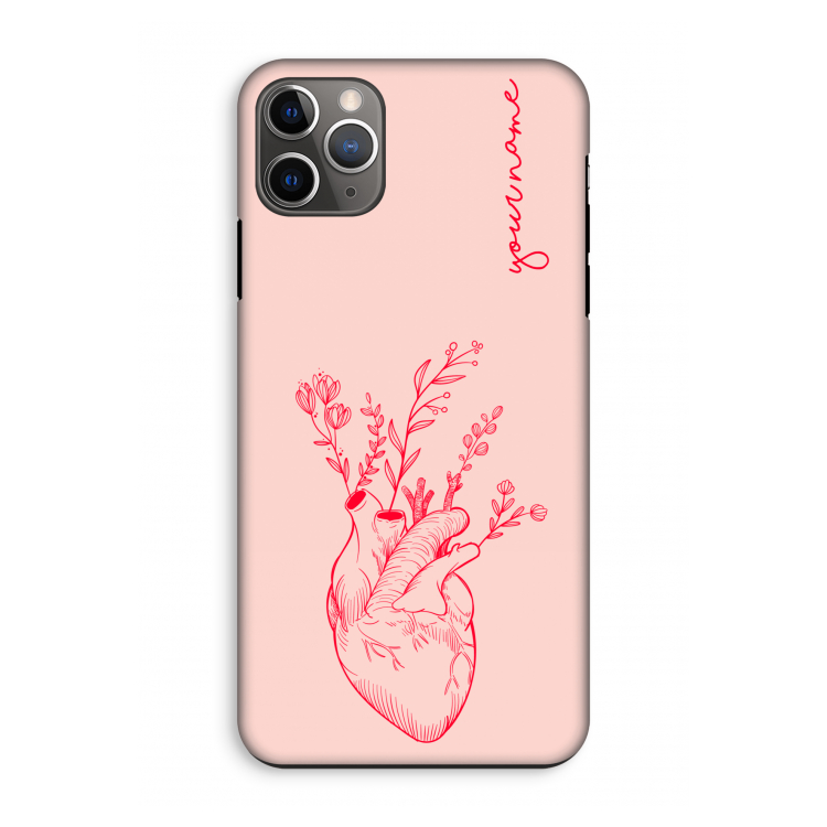 CaseCompany Blooming Heart: iPhone 11 Pro Max Tough Case