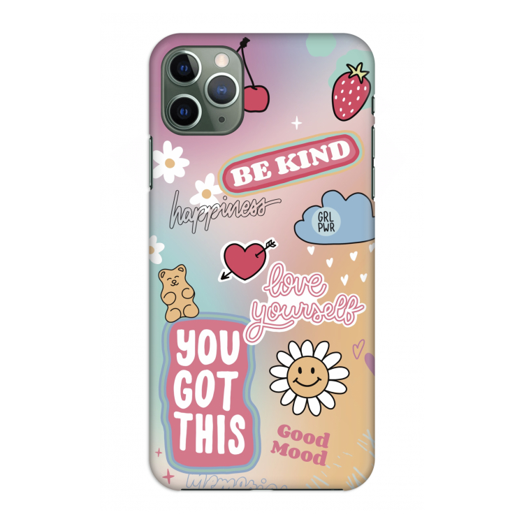 Positivity: Volledig geprint iPhone 11 Pro Max Hoesje