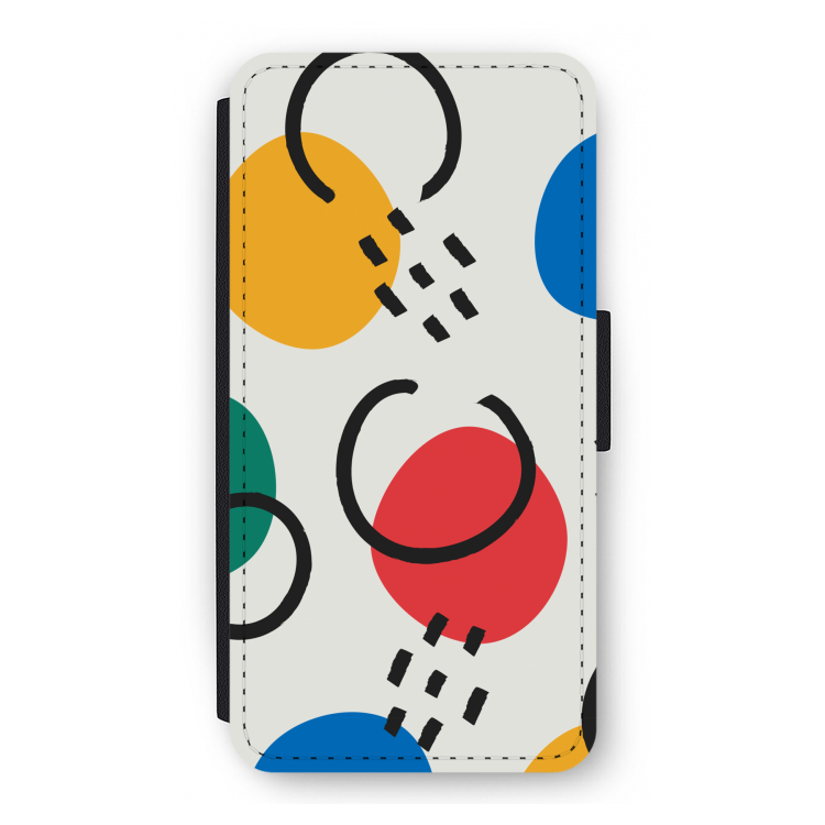 Illustratieve pop 3: iPhone 12 Flip Hoesje