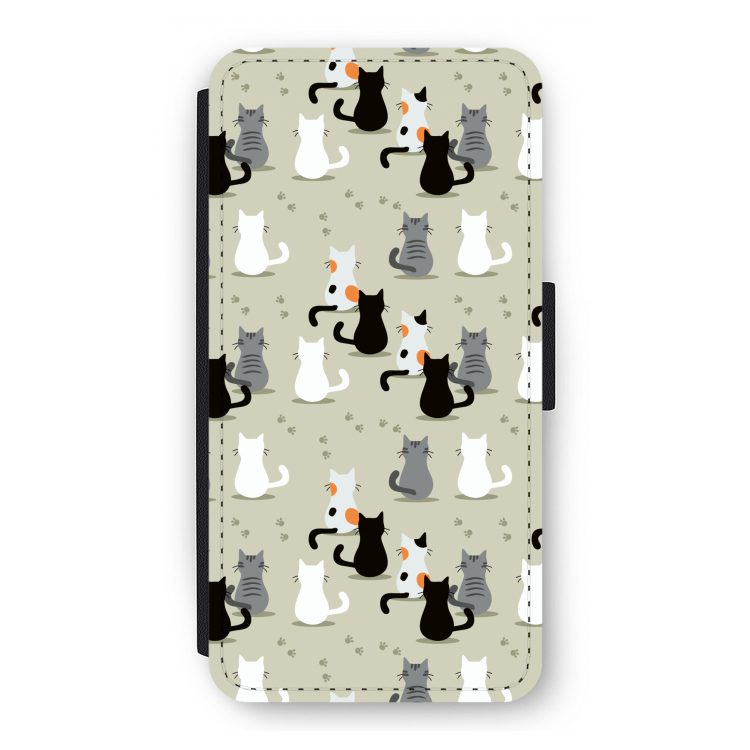 Katten: iPhone 12 Flip Hoesje