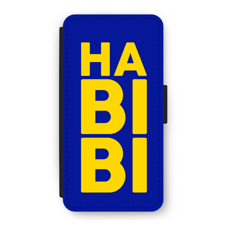 Habibi Blue: iPhone 12 Flip Hoesje