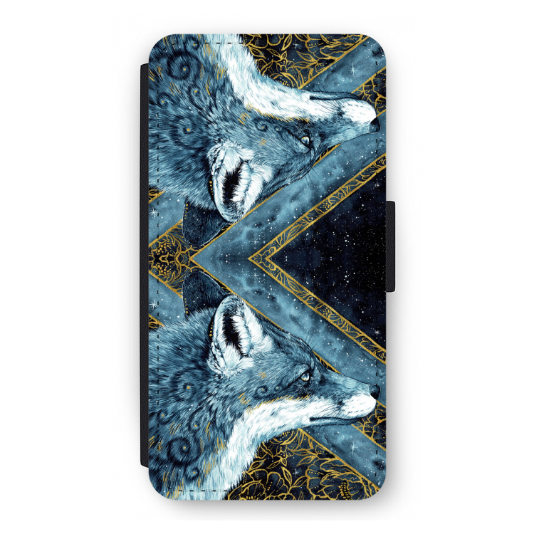 Golden Fox: iPhone 12 Flip Hoesje