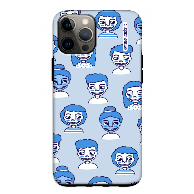 Gezichtjes: iPhone 12 Tough Case