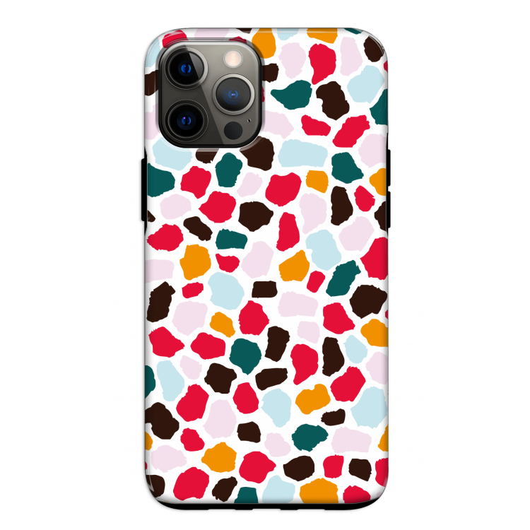 Colored Giraffe: iPhone 12 Tough Case