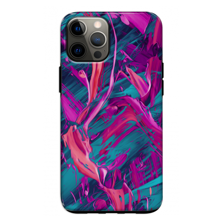 Pink Clouds: iPhone 12 Tough Case