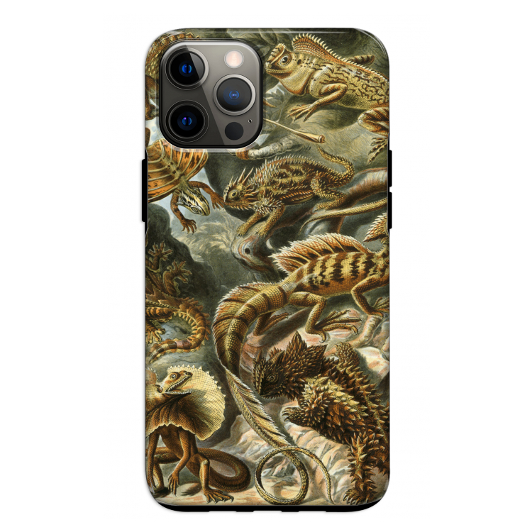 Haeckel Lacertilia: iPhone 12 Tough Case