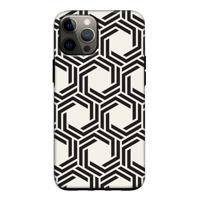 Geometrisch patroon: iPhone 12 Tough Case