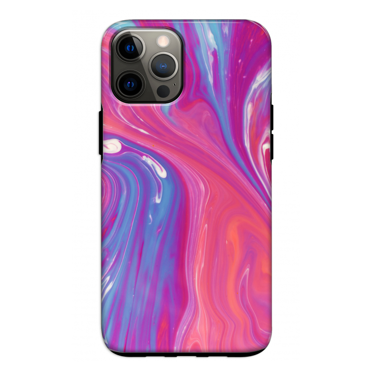 Paarse stroom: iPhone 12 Tough Case