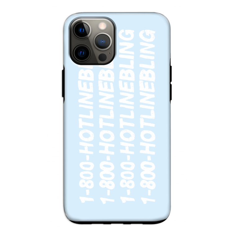 Hotline bling blue: iPhone 12 Tough Case