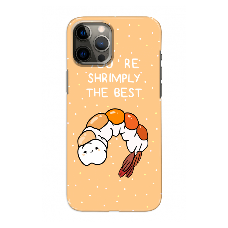 You're Shrimply The Best: Volledig geprint iPhone 12 Hoesje