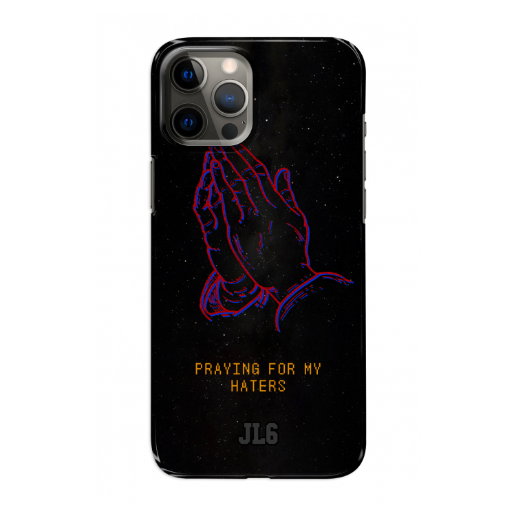 Praying For My Haters: Volledig geprint iPhone 12 Hoesje