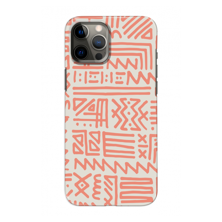 Marrakech Pink: Volledig geprint iPhone 12 Hoesje