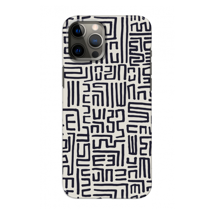 Moroccan Print: Volledig geprint iPhone 12 Hoesje