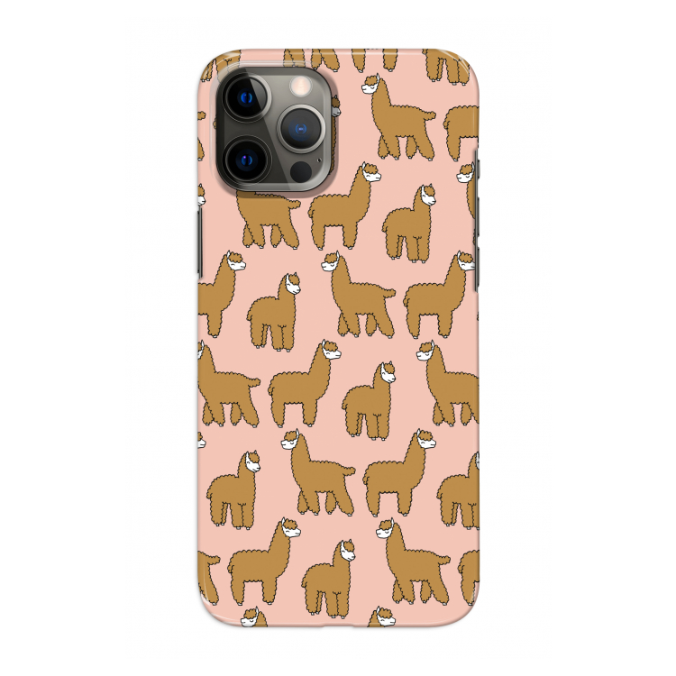 Alpacas: Volledig geprint iPhone 12 Hoesje