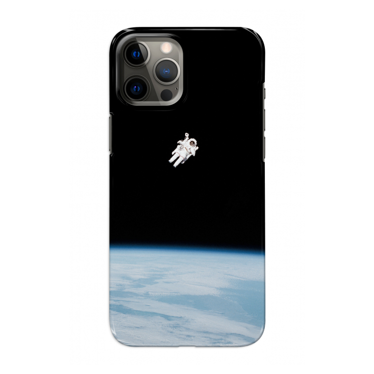 Alone in Space: Volledig geprint iPhone 12 Hoesje