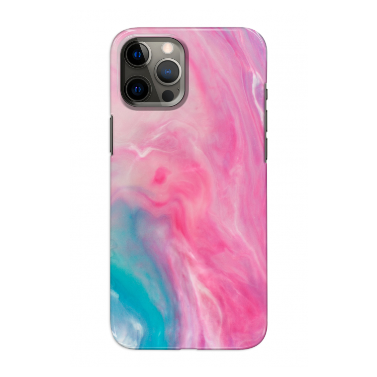 Roze explosie: Volledig geprint iPhone 12 Hoesje