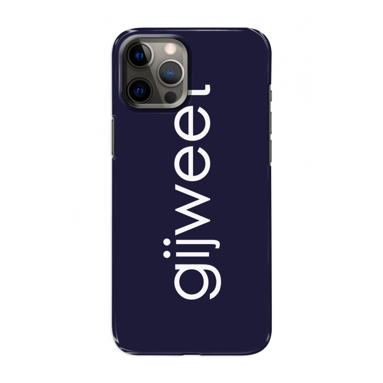 Gijweet: Volledig geprint iPhone 12 Hoesje