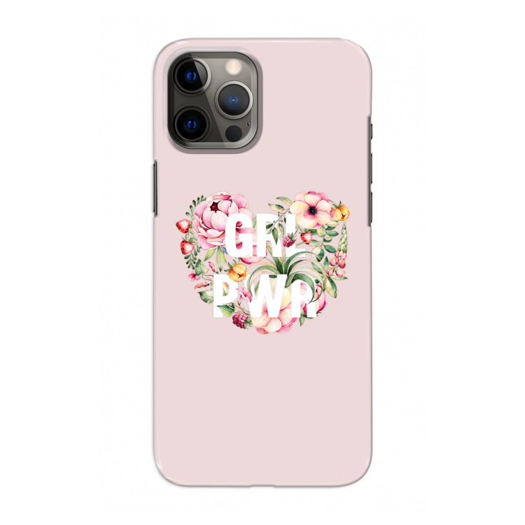 GRL PWR Flower: Volledig geprint iPhone 12 Hoesje