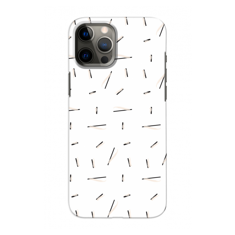 Hipster stripes: Volledig geprint iPhone 12 Hoesje