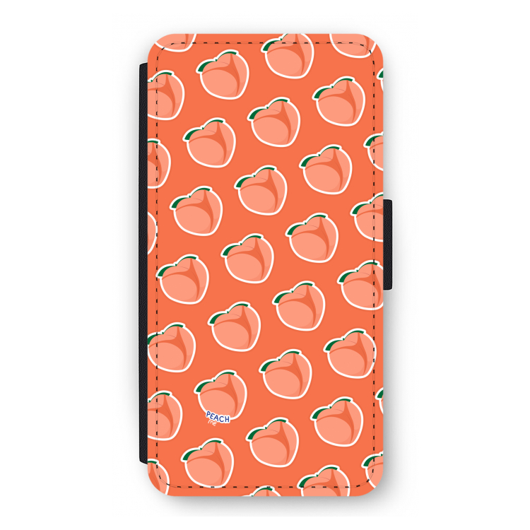 Just peachy: iPhone 12 Flip Hoesje