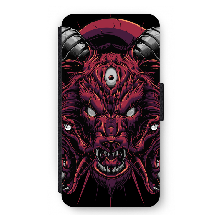 Hell Hound and Serpents: iPhone 12 Flip Hoesje