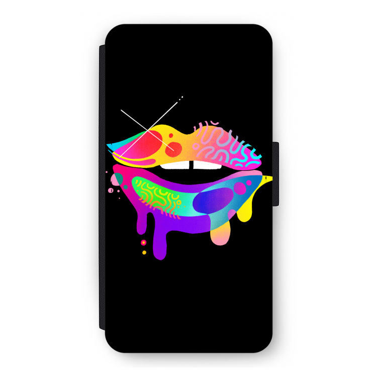 Lip Palette: iPhone 12 Flip Hoesje
