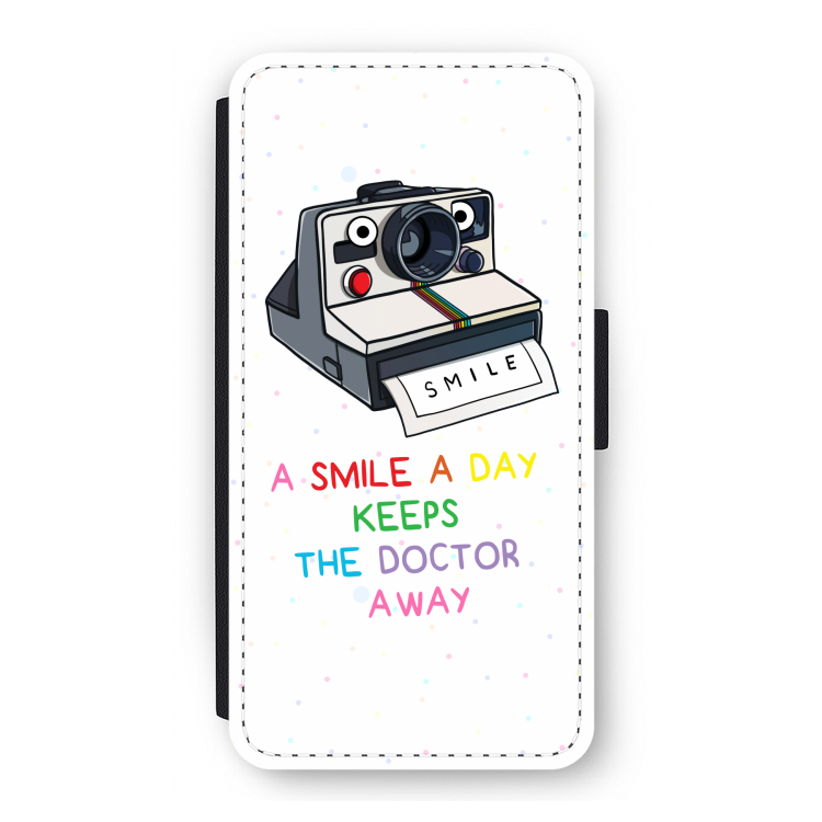 Smile: iPhone 12 Flip Hoesje