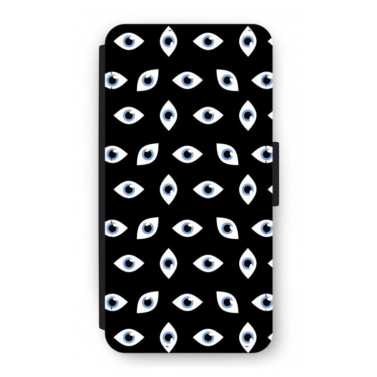 Eyes pattern: iPhone 12 Flip Hoesje