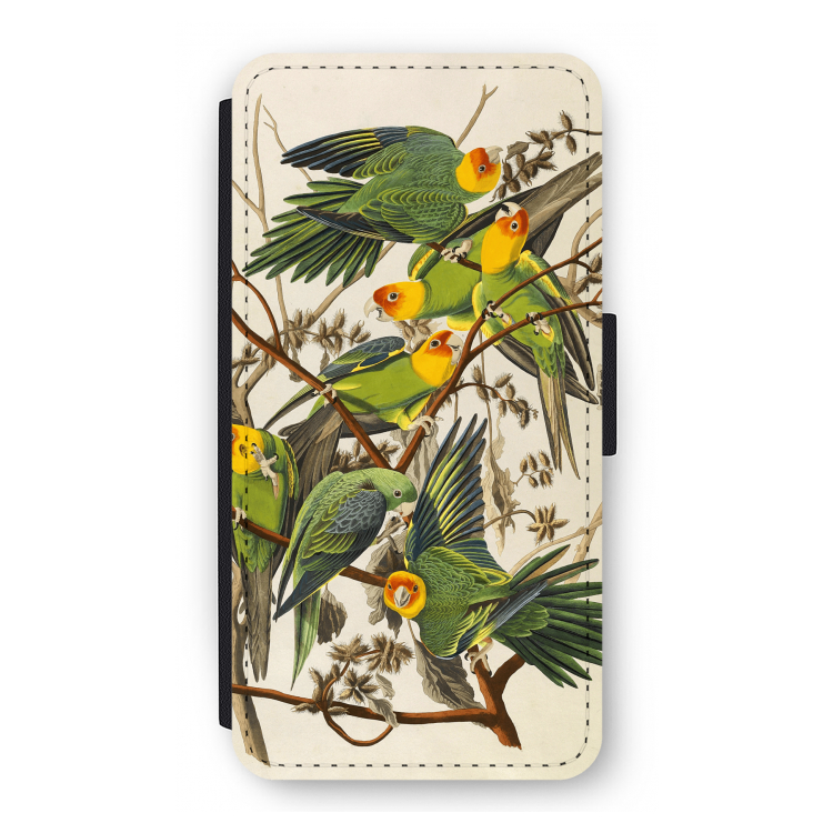Carolinaparkiet: iPhone 12 Flip Hoesje