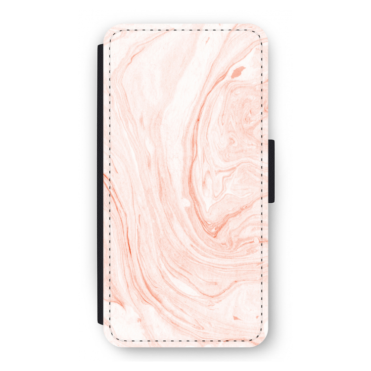 Peach bath: iPhone 12 Flip Hoesje