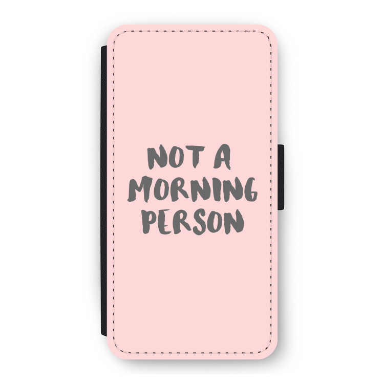 Morning person: iPhone 12 Flip Hoesje