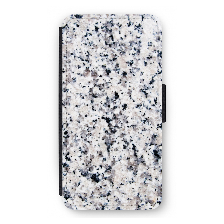 Gespikkelde marmer: iPhone 12 Flip Hoesje