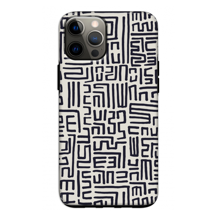 Moroccan Print: iPhone 12 Tough Case