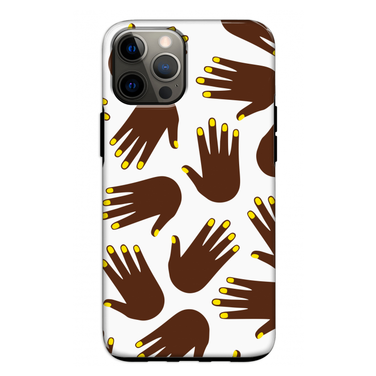 Hands dark: iPhone 12 Tough Case