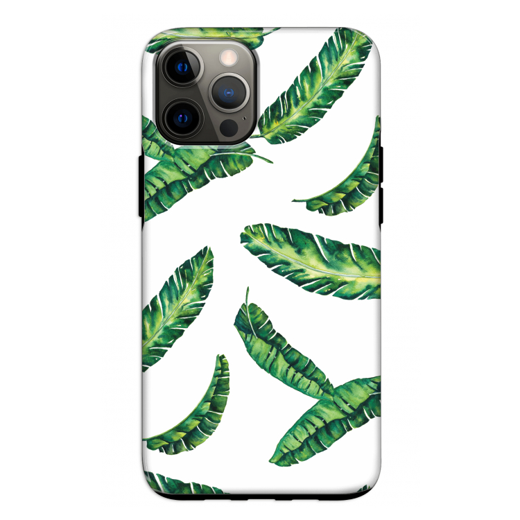 Lange bladeren: iPhone 12 Tough Case