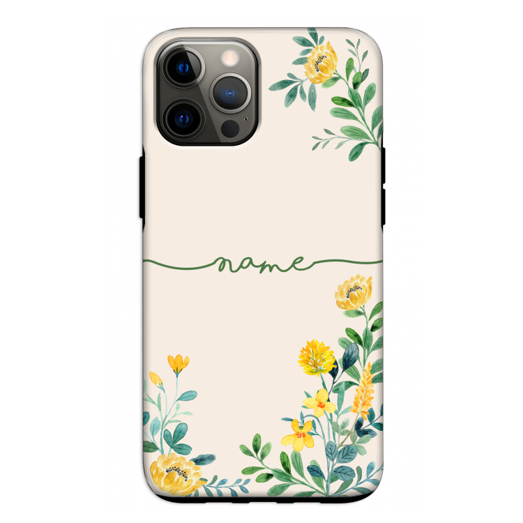 Gele bloemen: iPhone 12 Tough Case