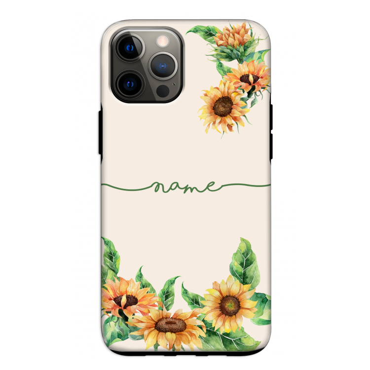 Zonnebloemen: iPhone 12 Tough Case