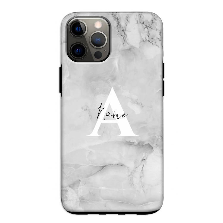 Ivory Marble: iPhone 12 Tough Case