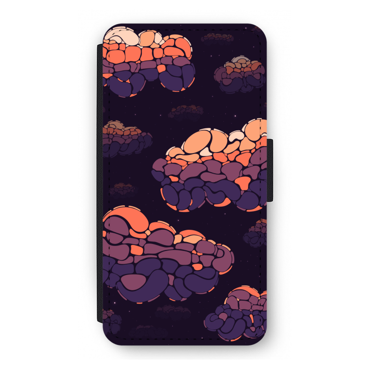 Patroon Wolken: iPhone 12 Flip Hoesje