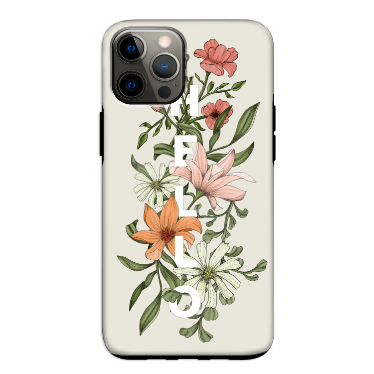 Hello bloemen: iPhone 12 Tough Case