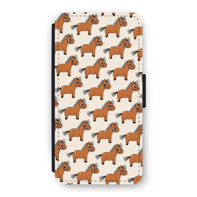 Pony: iPhone 12 Flip Hoesje