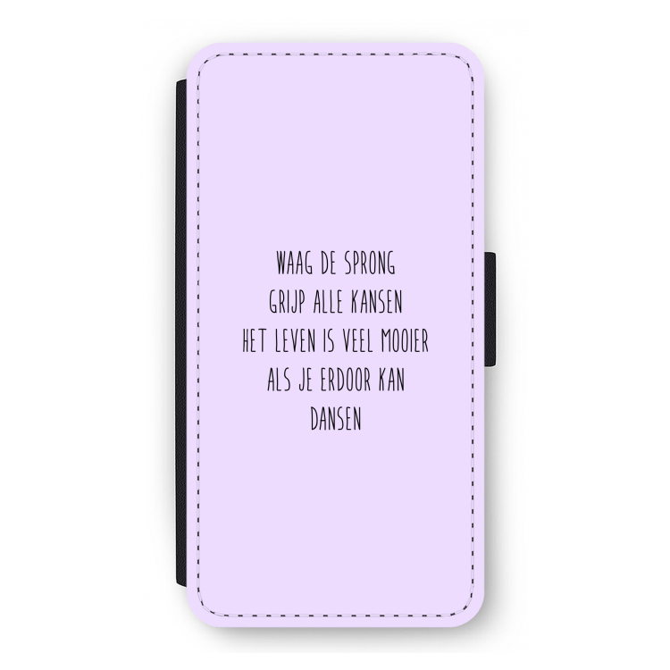Sprong: iPhone 12 Flip Hoesje